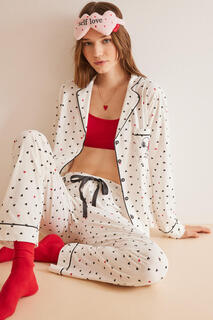 Пижама-рубашка Snoopy из 100% хлопка Women&apos;secret, белый Womensecret