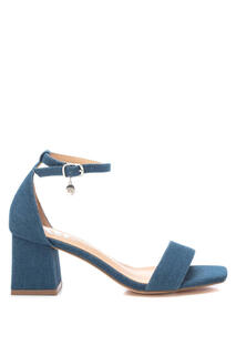 Темно-синие текстильные женские сандалии Xti, темно-синий