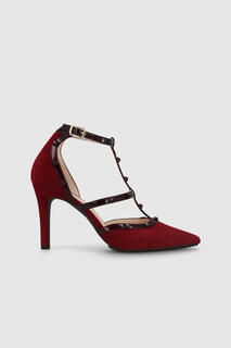 Женские замшевые туфли Lodi, темно-красный