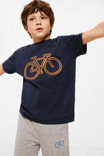 Велосипедная футболка для мальчика Springfield Kids, темно-синий