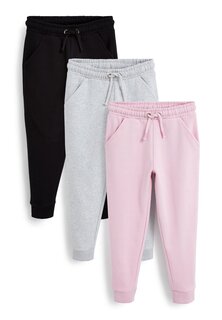 Спортивные брюки SOFT 3 шт. Next, цвет pink/black/grey