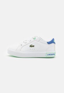 Низкие кроссовки Unisex Lacoste, цвет white/blue