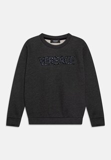 Толстовка Fashion Show Capsule Coconut Logo Embroidery Unisex Versace, цвет grey/white