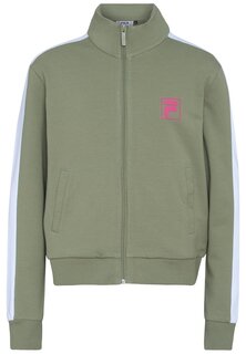 Толстовка на молнии Bestwig Cropped Track Fila, цвет oil green