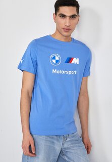 Футболка с принтом Bmw Logo Tee Puma, цвет blue skies