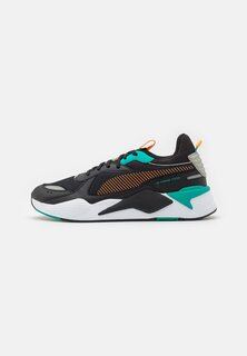 Низкие кроссовки Rs-X Geek Unisex Puma, цвет black/sparkling green