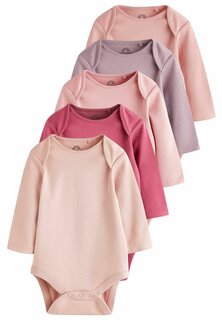 Боди Essential Long Sleeve Baby Bodysuits 5 Pack Next, розовый