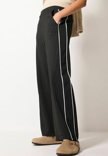 Брюки Wide Leg Side Stripe Next, цвет black pinstripe