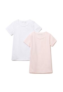 Базовая футболка Two Pack In Stretch United Colors of Benetton, белый