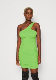 Платье летнее Beni One Shoulder Mini WAL G., цвет leaf green