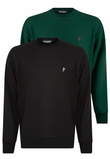 Толстовка 2 Pack Half Oversize Seatshirt Jacey Quinn, цвет black-neft green