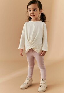 Футболка с длинным рукавом Twist Front Regular Fit Next, цвет pale pink