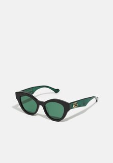 Солнцезащитные очки Gucci, черный/зеленый