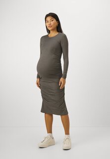 Платье-футляр Mlgio Dress MAMALICIOUS, цвет dark grey Mama.Licious