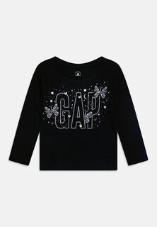 футболка с длинными рукавами Toddler Girl Logo GAP, цвет blue galaxy