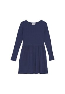 Вязаное платье Minymo, темно-синее Minymo®