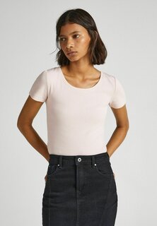 Базовая футболка Babette Solid Pepe Jeans, цвет ash rose pink