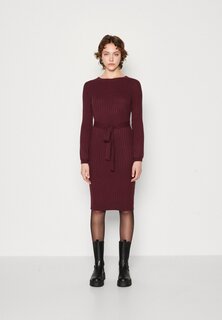 Платье-футляр Vmsvea O Neck Dress Vero Moda, цвет winetasting