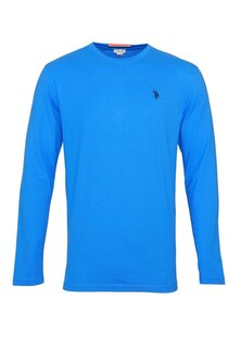 Футболка с длинными рукавами R-Neck U.S. Polo Assn., синий