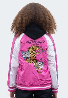 Куртка-бомбер Souvenir X Ed Hardy Tiger Hype, розовый
