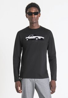 Футболка с длинными рукавами Regular Fit Long-Sleeved T-Shirt Antony Morato, черный