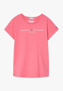 Футболка с принтом Essential Tee Tommy Hilfiger, розовый