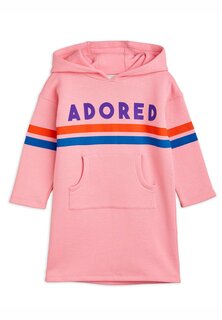 Летнее платье Adored Hoodie Dress Mini Rodini, розовый