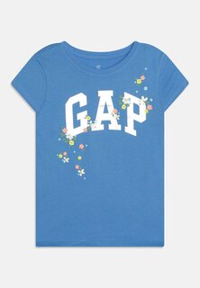 Футболка с принтом Girls GAP, цвет moore blue