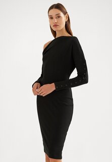 Платье-футляр Yaslee Long Sleeve Day Dress Lauren Ralph Lauren, черный