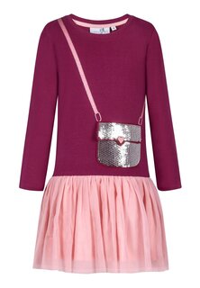 Летнее платье Aufgenähte Sequin-Pockets happy girls, цвет berry