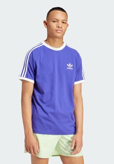 Футболка с принтом 3-Stripes Tee adidas Originals, цвет energy ink