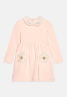 Летнее платье Baby Dress Il Gufo, цвет cream/strawberry