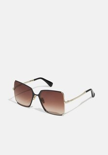 Солнцезащитные очки Max Mara, золотого цвета
