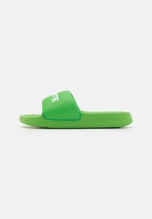 Тапочки Serve Slide Lacoste, зеленый