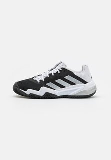 глиняные теннисные туфли Barricade 13 Adidas, цвет core black/footwear white/grey three