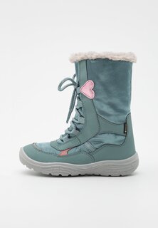Ботинки на шнуровке Crystal Superfit, цвет hellgrün/rosa