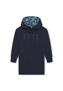 Летнее платье BOSS Kidswear, карго синее