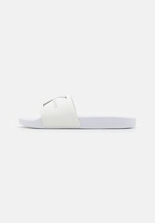 Тапочки Slide Monogram Calvin Klein Jeans, цвет bright white/black