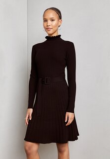 Трикотажное платье Dress Flare Esprit, черный