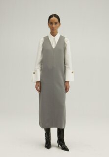 Трикотажное платье Gilet Touché Privé, цвет grey