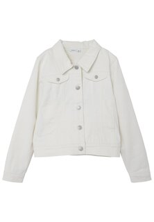 Джинсовая куртка Nkfreja Jacket Unisex Name it, цвет bright white