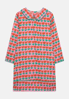 Летнее платье Dress Shiny Big Tulips Girl Stella McCartney Kids, цвет viola/multicolor