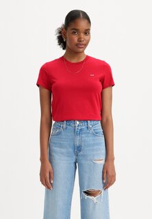 Базовая футболка Perfect Tee Levi&apos;s, цвет script red Levis