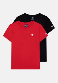 Базовая футболка Crew Neck Unisex 2 Pack Champion, цвет red/black