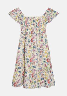 Летнее платье Flutter Midi Dress Girls GAP, мультиколор