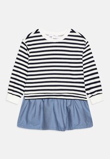 Летнее платье Girls GAP, цвет navy stripe