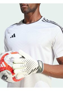 Вратарские перчатки Predator Goalkeeper Train Adidas, цвет white lucid lemon black