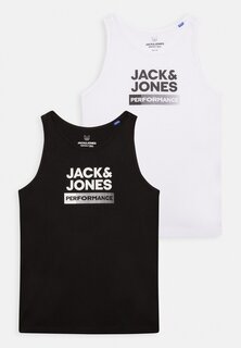 Верх Jcoz Sport Logo Tank Top 2 Pack Jack &amp; Jones, цвет black / white