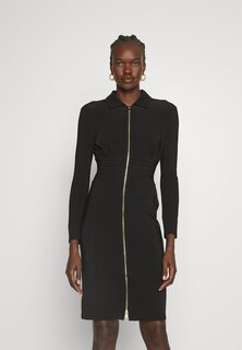 Элегантное платье Akane Fluid Stretch Dress Pinko, цвет nero limousine