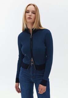 Кардиган High Neck Zippered OXXO, цвет titan